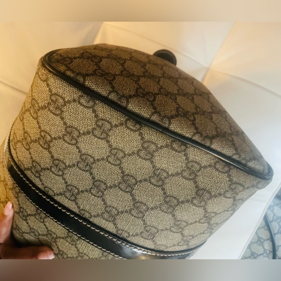 Authentic Gucci Monogram Joy Boston Satchel Bag. Beige and Brown. Code: 193603 - Picture 5 of 14